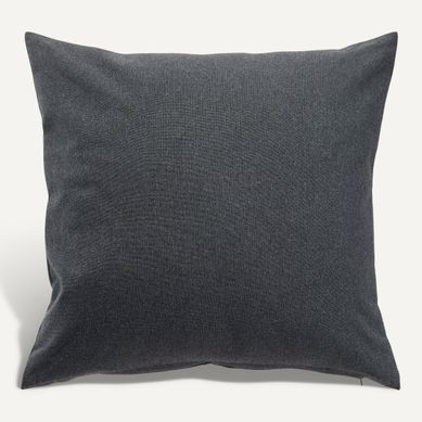 Coussin 45x45 cm ZENITH Noir Coussin 45x45 cm ZENITH Noir vue de face