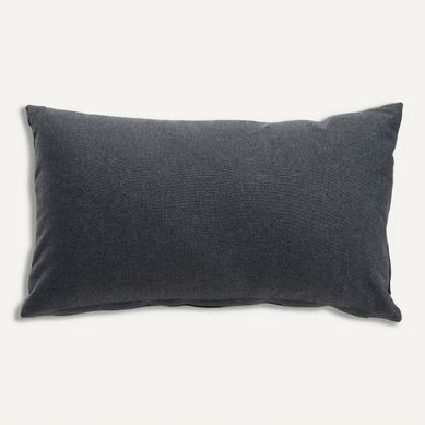 Coussin 30x50 cm ZENITH Noir Coussin 30x50 cm ZENITH Noir vue de face
