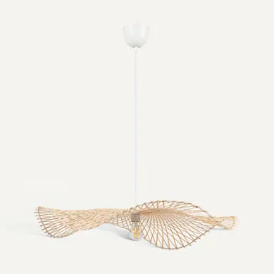 Suspension D. 80 cm LAILA Naturel vue 3/4