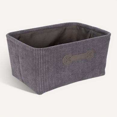 Panier Taille M VELLUTO Gris Panier Taille M VELLUTO Gris vue 3/4