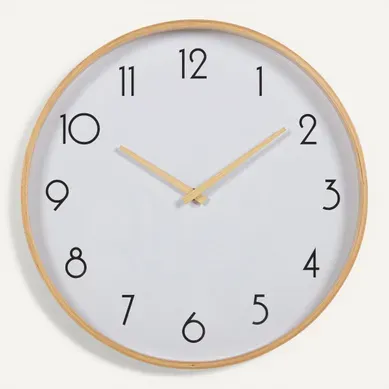 Horloge Ø 40,5 cm JOY Blanc Horloge Ø 40,5 cm JOY Blanc vue de face
