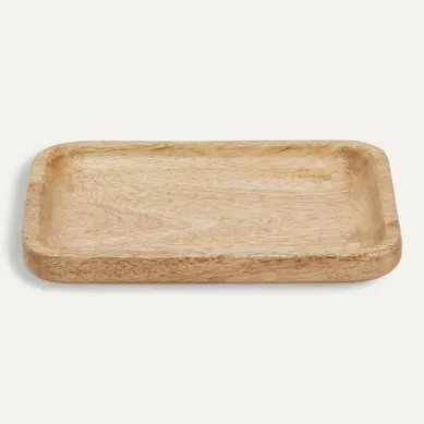 Vide poche manguier L. 18 cm MANGO Naturel vue de face