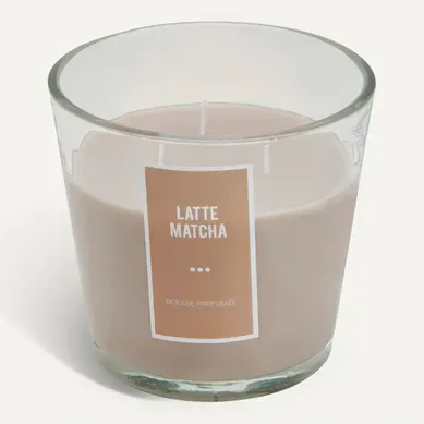 Bougie 500g ALINA Latte matcha vue 3/4