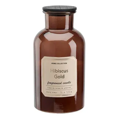 Bougie 800G OPALINE Marron vue de face