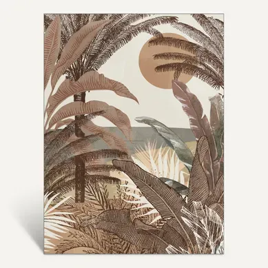 Toile 28x38 cm Selva Marron Toile 28x38 cm Selva Marron vue de face