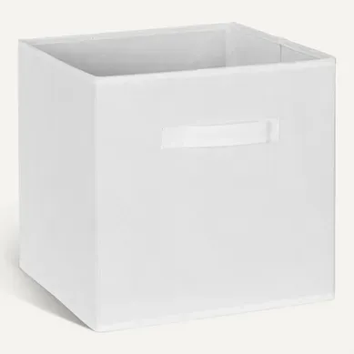 Panier H31 cm INTISSE Blanc Panier H31 cm INTISSE Blanc vue 3/4