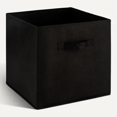 Panier H31 cm INTISSE Noir Panier H31 cm INTISSE Noir vue 3/4