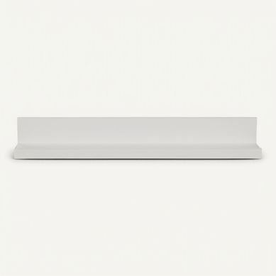 Tablette L55 cm LIZ Blanc Tablette L55 cm LIZ Blanc vue de face