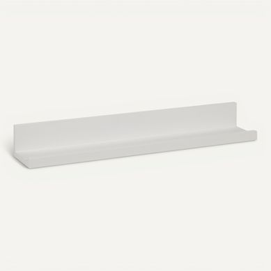 Tablette L55 cm LIZ Blanc Tablette L55 cm LIZ Blanc vue 3/4