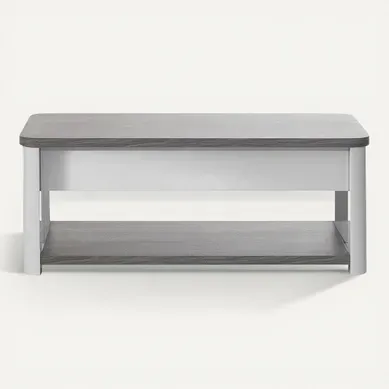 Table basse PESARO Imitation chêne/gris Table basse PESARO Imitation chêne/gris vue de face