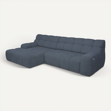 Canapé d'angle relax COCOON méridienne gauche gris foncé Canapé d'angle relax COCOON méridienne gauche gris foncé vue 3/4