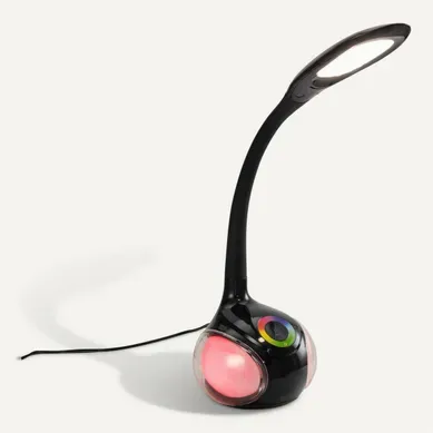 Lampe de bureau LED H. 34 cm DANA Noire Lampe de bureau LED H. 34 cm DANA Noire vue 3/4