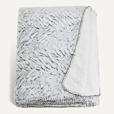 Plaid 220x250 CM TIGGER Gris Plaid 220x250 CM TIGGER Gris vue 3/4