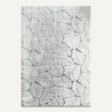 Tapis 160x230 cm MOYO Gris vue de face