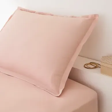2 taies d'oreillers 50x70 cm DREAMEA CAMILLE 2 taies d'oreillers 50x70 cm DREAMEA CAMILLE vue d'ambiance 1