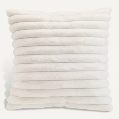 Coussin 45x45 cm VASSILY Blanc Coussin 45x45 cm VASSILY Blanc vue de face