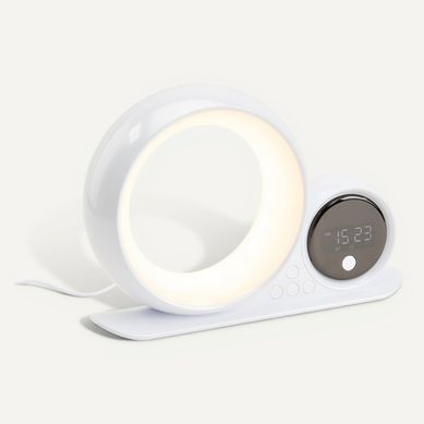 Lampe LED Bluetooth - Blanche Lampe LED Bluetooth - Blanche vue 3/4