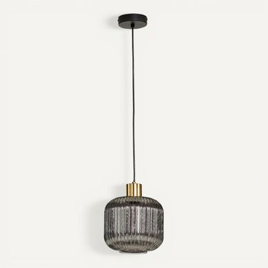 Suspension D. 20 cm GOLDY Noir Suspension D. 20 cm GOLDY Noir vue de face