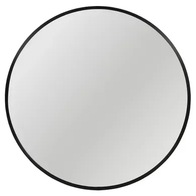 Miroir rond D. 48 cm CIRCLE Noir vue de face