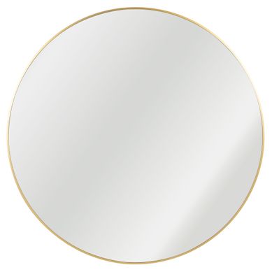 Miroir rond D. 110 cm CIRCLE Doré vue de face