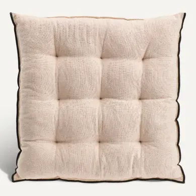 Coussin de chaise 40x40 cm BAHIA Greige Coussin de chaise 40x40 cm BAHIA Greige vue de face