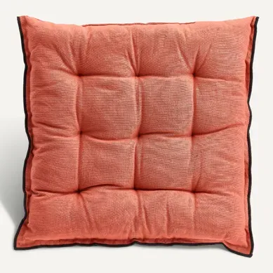 Coussin de chaise 40x40 cm BAHIA Terracotta Coussin de chaise 40x40 cm BAHIA Terracotta vue de face