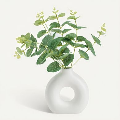 Eucalyptus en vase H. 30 cm HELENE Vert vue de face