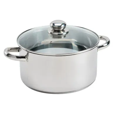 Faitout 5,3L Ø. 24 cm NOVA Gris vue 3/4