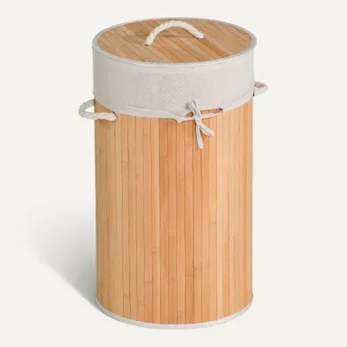 Panière à linge 58L MIZU Naturel vue 3/4