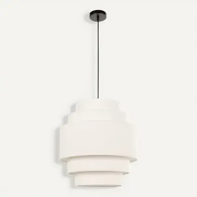 Suspension D. 40 cm LUMA Beige Suspension D. 40 cm LUMA Beige vue 3/4