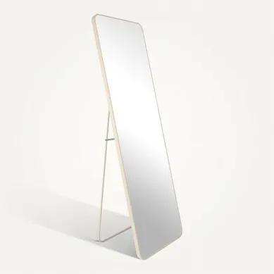 Miroir Psyché H. 150 cm SUSIE Beige Miroir Psyché H. 150 cm SUSIE Beige vue 3/4