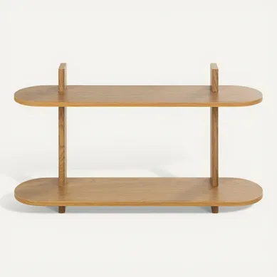 Etagère L.60 cm TOSCANE Naturel vue de face