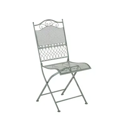 Chaise De Jardin En Fer Forgé Vert Vieilli Mdj10024 Chaise De Jardin En Fer Forgé Vert Vieilli Mdj10024