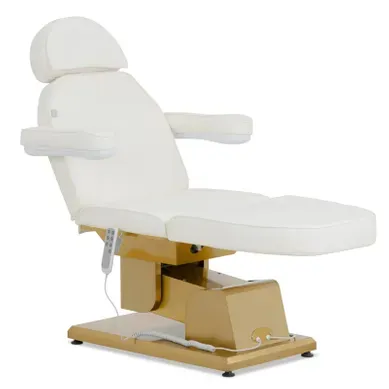 Table De Massage électrique Professionnel 200 Kg Chauffante 3 Moteurs Doré Blanc 14_0