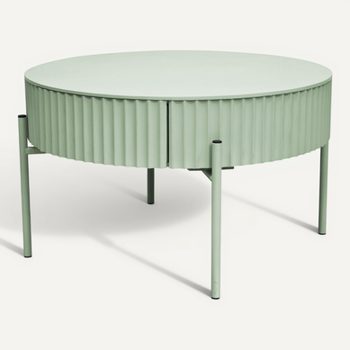 Table Basse Console D'appoint 36 X 60 Cm Vert Menthe 03_0010842
