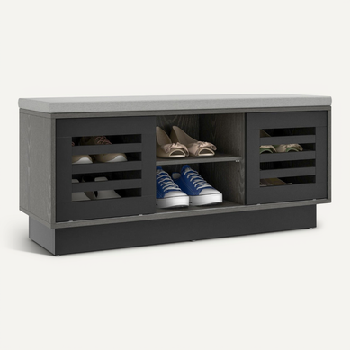 Banc à Chaussures Multifonctionnel 99,5 X 34,5 X 46 Cm Siège Confortable 6 Compartiments Banc à Chaussures Multifonctionnel 99,5 X 34,5 X 46 Cm Siège Confortable 6 Compartiments