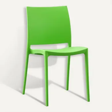 Chaise Empilable Design En Plastique Couleur Vert Résistant Aux Uv – Jardin Terrasse Et Intérieur Chaise Empilable Design En Plastique Couleur Vert Résistant Aux Uv – Jardin Terrasse Et Intérieur