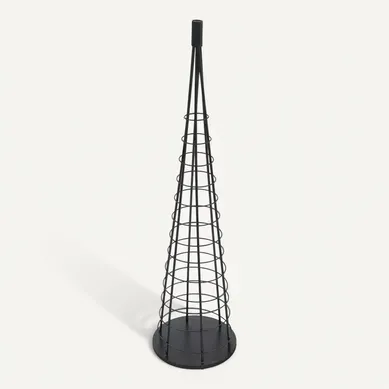 Arbre Décoratif Sapin De Noël Décoratif En Métal À Personnaliser Décoration Intérieure 115 Cm Noir