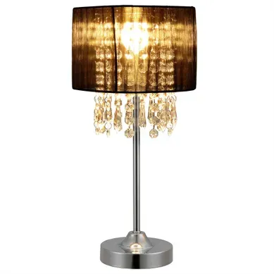 Lampe De Bureau élégante Lampe De Table Stylée Liseuse Avec Cristaux Synthétiques E14 Lampe De Bureau élégante Lampe De Table Stylée Liseuse Avec Cristaux Synthétiques E14