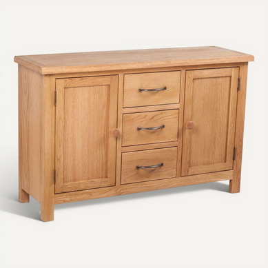 Buffet Bahut Armoire Console Meuble De Rangement Avec 3 Tiroirs 110 Cm Bois De Chêne Buffet Bahut Armoire Console Meuble De Rangement Avec 3 Tiroirs 110 Cm Bois De Chêne