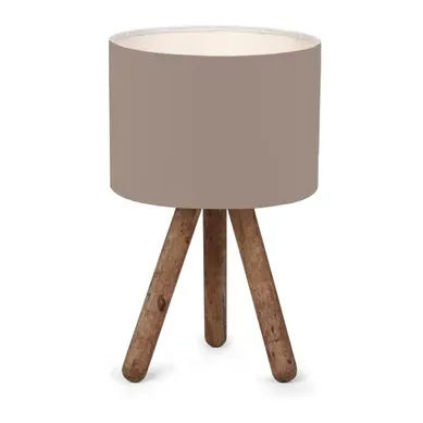 Lampe De Bureau Preston E27 Hauteur 33 Cm Bois Naturel / Sable 03_0007399 Lampe De Bureau Preston E27 Hauteur 33 Cm Bois Naturel / Sable 03_0007399