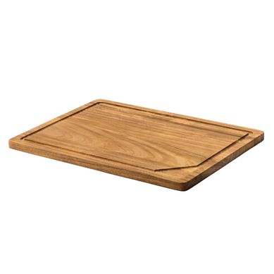 Edgar - Planche à Découper Rectangulaire 39 X 28 X 1.5 Cm Cm Avec Rigole