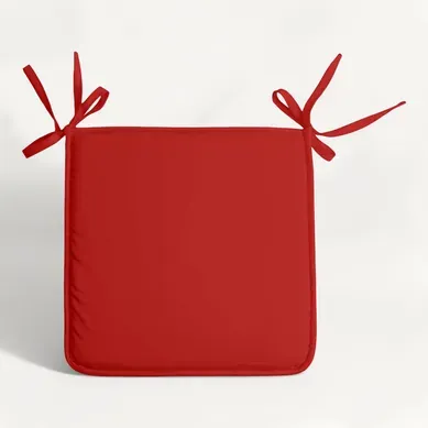 Galette De Chaise Unie Aux Multiples Couleurs - 38x38 Cm - Rouge Galette De Chaise Unie Aux Multiples Couleurs - 38x38 Cm - Rouge