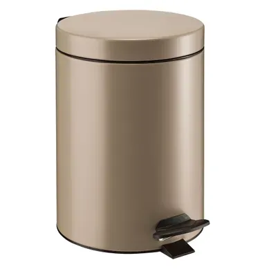 Poubelle De Salle De Bains À Pédale 5l Fabriqué En France - Cyjeu Rossignol Moka Poubelle De Salle De Bains À Pédale 5l Fabriqué En France - Cyjeu Rossignol Moka