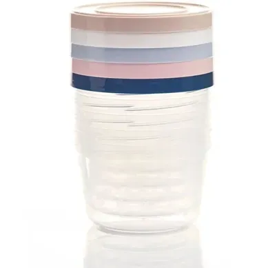 Pack De 5 Boîtes De Conservation 250 Ml — Sans Bpa, Empilables, France