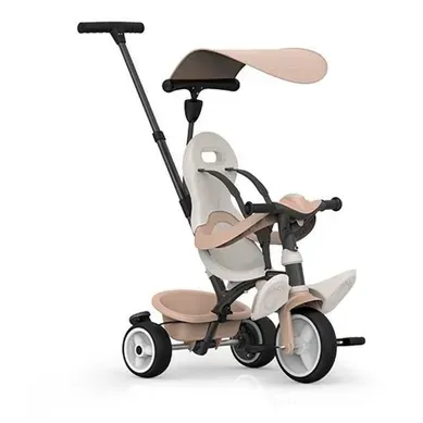 Tricycle Évolutif 3-en-1 Baby Balade Beige – 10 Mois à 3 Ans, Canne Parentale Ajustable Tricycle Évolutif 3-en-1 Baby Balade Beige – 10 Mois à 3 Ans, Canne Parentale Ajustable