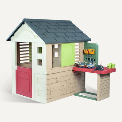 Maison De Jeu Nature 2 En 1 Avec Atelier Et 39 Accessoires - Dès 2 Ans Maison De Jeu Nature 2 En 1 Avec Atelier Et 39 Accessoires - Dès 2 Ans