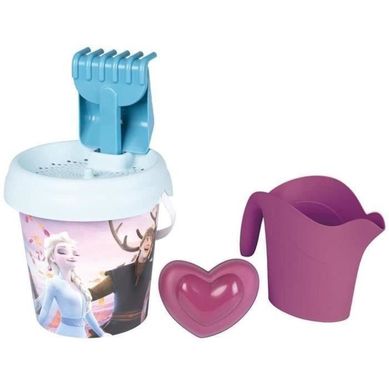 Seau De Plage La Reine Des Neiges Avec Arrosoir Et Accessoires - Dès 18 Mois Seau De Plage La Reine Des Neiges Avec Arrosoir Et Accessoires - Dès 18 Mois