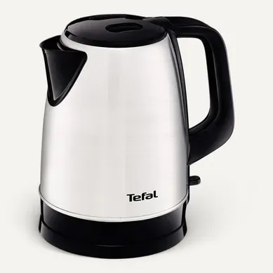 Bouilloire TEFAL KI150D10 Noir/Inox Bouilloire TEFAL KI150D10 Noir/Inox vue 3/4