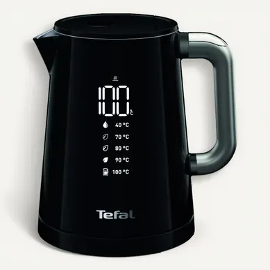 Bouilloire TEFAL KO854830 1L Noir Bouilloire TEFAL KO854830 1L Noir vue de face